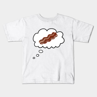 Bacon Thought Bubble Kids T-Shirt
